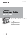Sony CCD-TRV238E Operations Manual