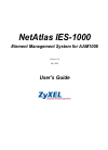 ZyXEL Communications IES-1000 Operation & User’s Manual (139 pages)